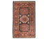 2x3 Gray Kazak Afghan Hand Knotted Wool Area Rug